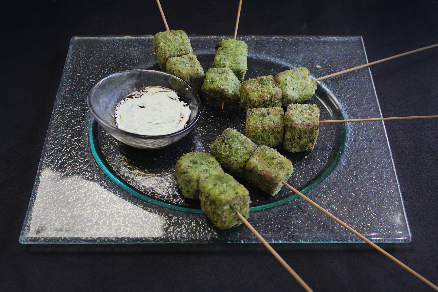 Brocheta de res finas hierbas